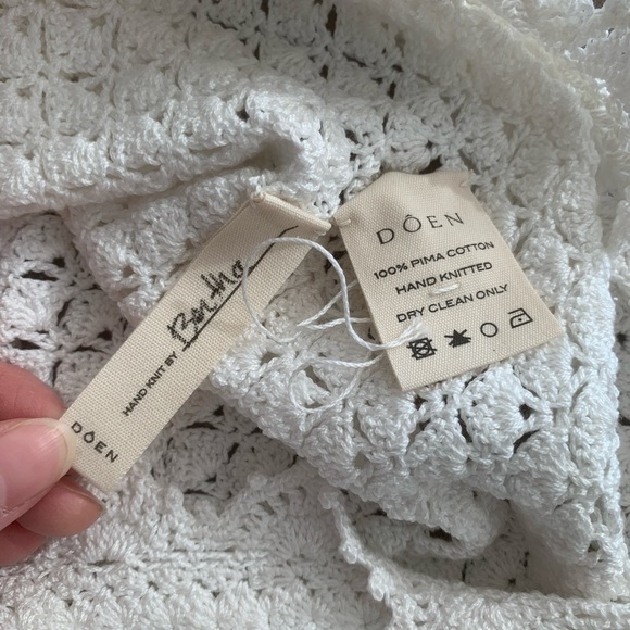 Doen Heirloom Tessa hand knit crochet dress NWT - Picture 9 of 10